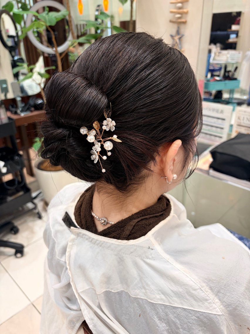 ヘアアレンジ 重留 梨々のヘアスタイル