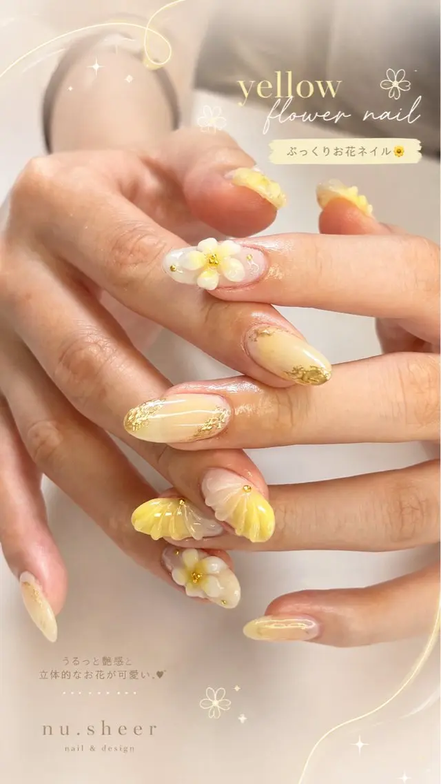 ネイル ハンドネイル nu.sheer honoのネイルデザイン