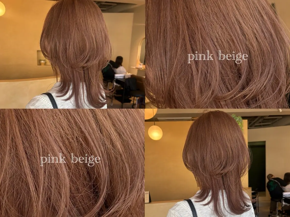 ミディアム レイヤーカット ウルフカット LORE横川店【ブリ ーチ×レイヤー】🎀のヘアスタイル