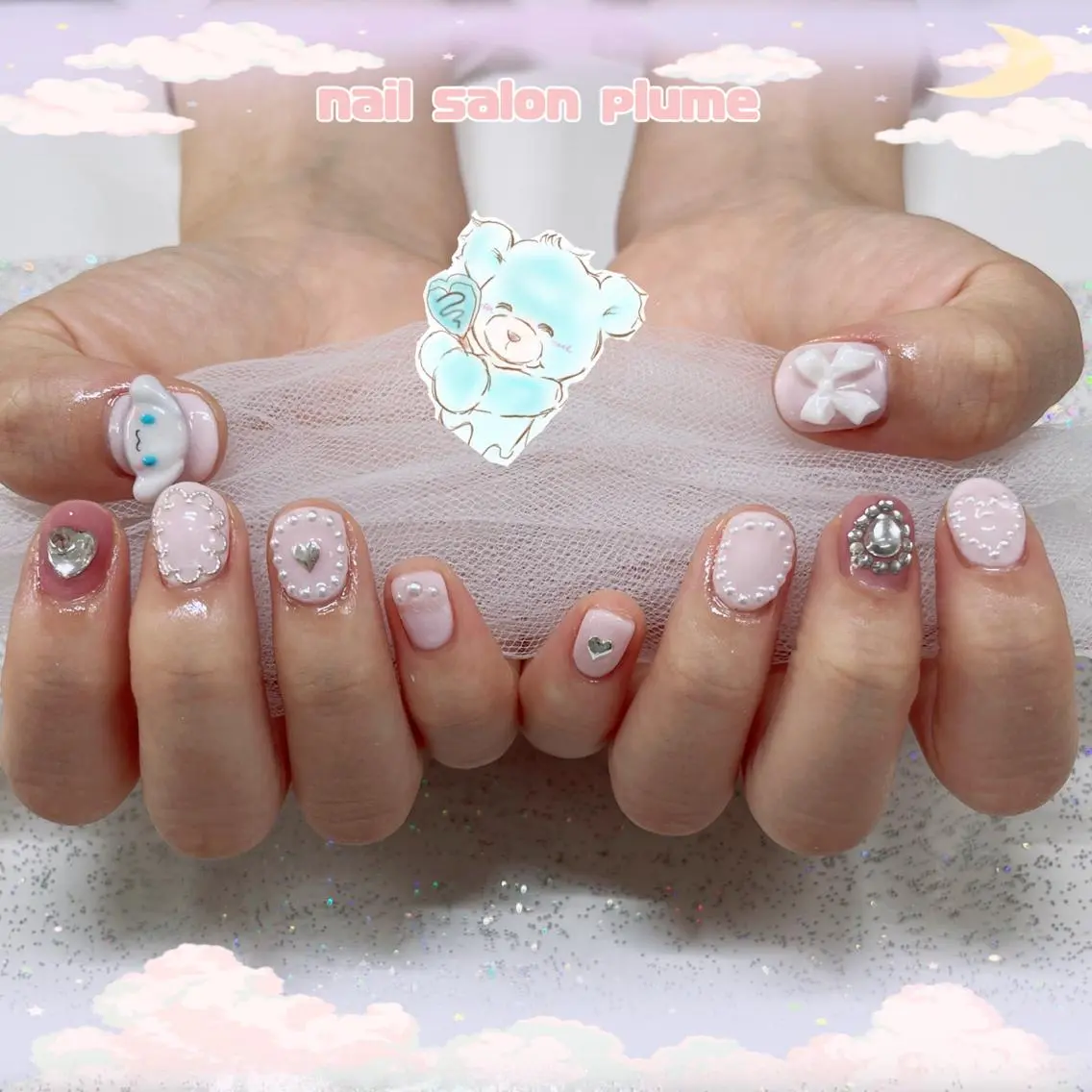 ネイル ハンドネイル plume nail ☆韓国ネイルのネイルデザイン