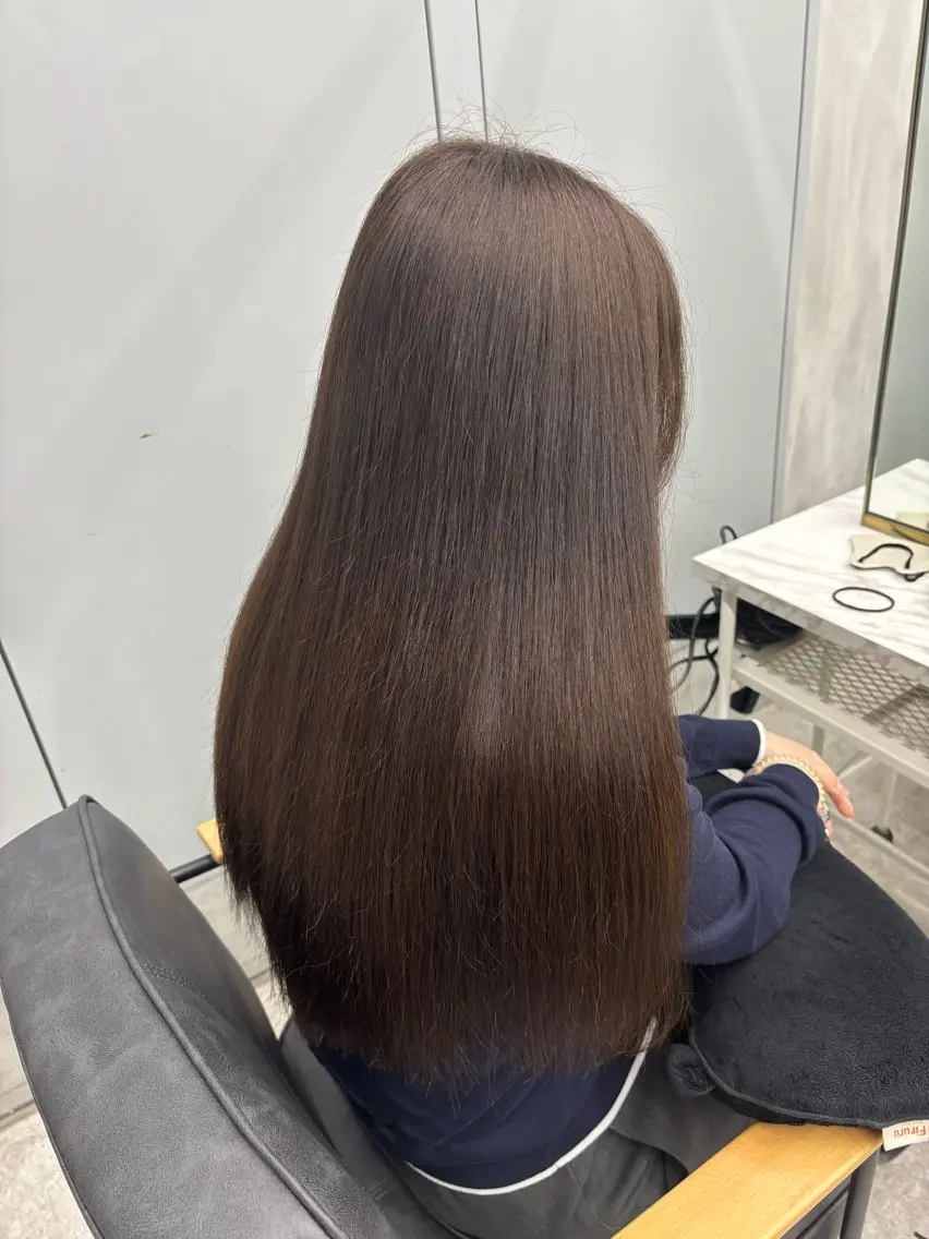 ロング カット ヘアカラー トリートメント 西山奈那 🎀【zina新宿】のヘアスタイル