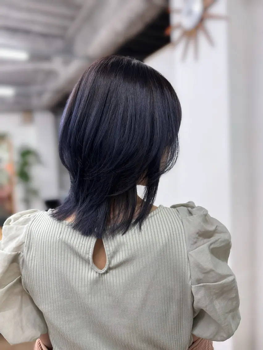 セミロング カット ヘアカラー トリートメント 藤原航/艶髪 /カットモデル大募集のヘアスタイル