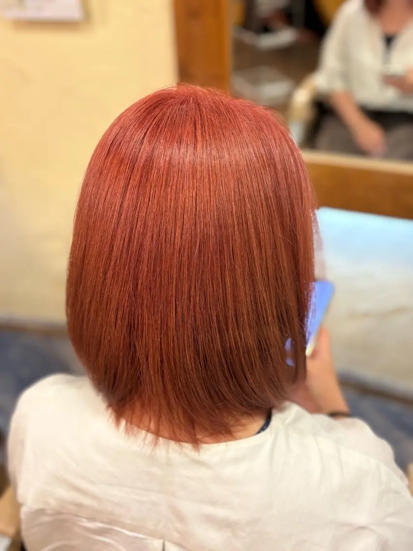 ミディアム カット トリートメント ヘアセット 柘植 雅大のヘアスタイル