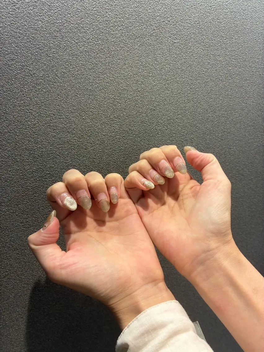 ネイル ニュアンスネイル ハンドネイル 白田 珊心のネイルデザイン