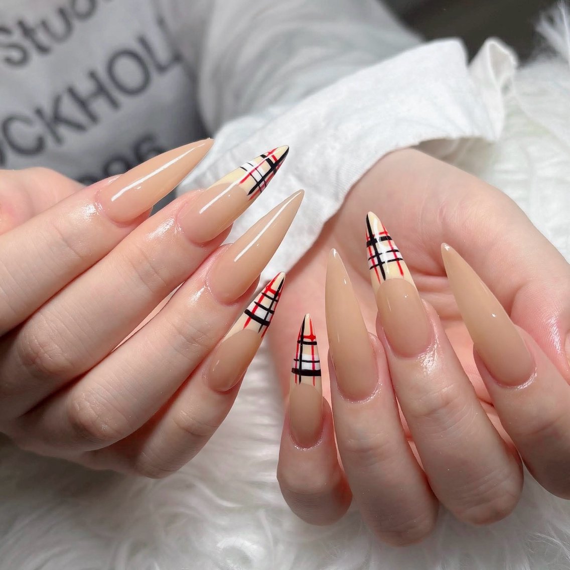 ネイル フットネイル フレンチネイル グラデーション 韓国ネイル ロングネイル ハンドネイル Hani Nail Salonのネイルデザイン