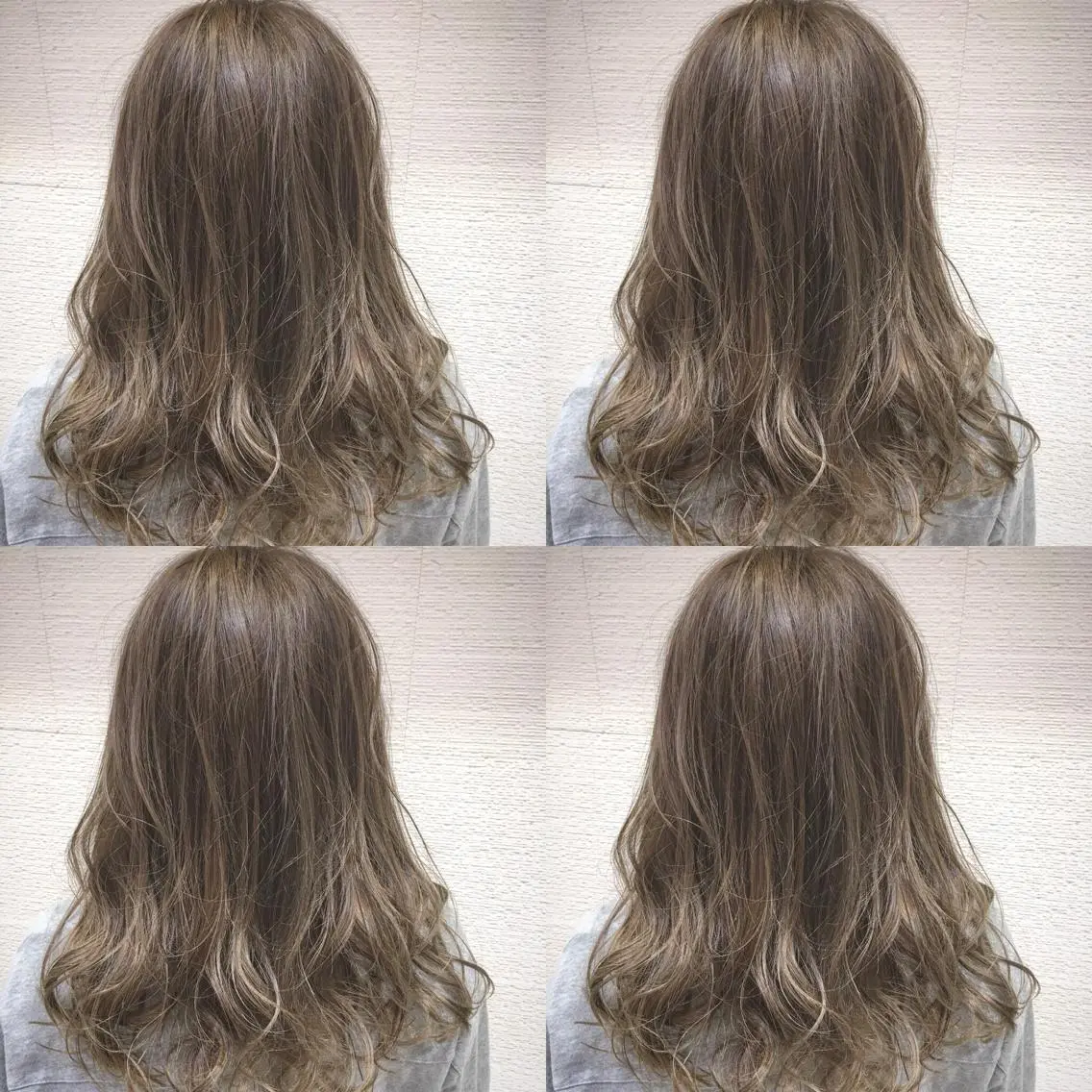 ロング カラー ヘアアレンジ 白髪ぼかしハイライト 茗荷谷駅徒歩2分のヘアスタイル