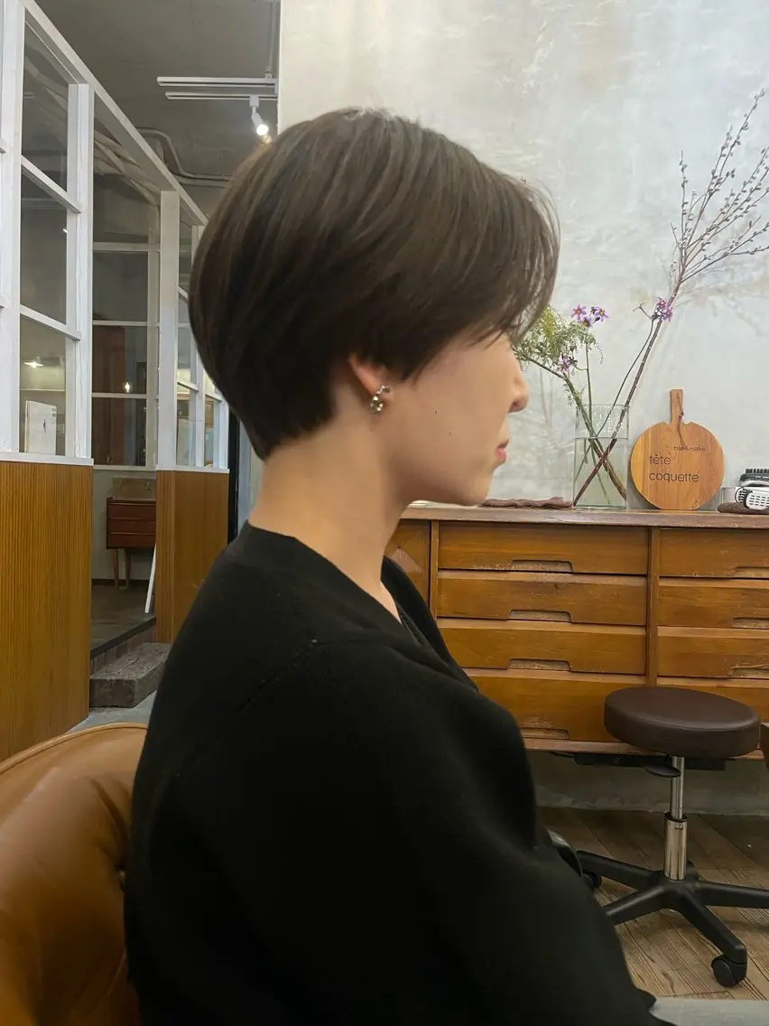 ショート ショートカットパー マ🫧kotoneのヘアスタイル