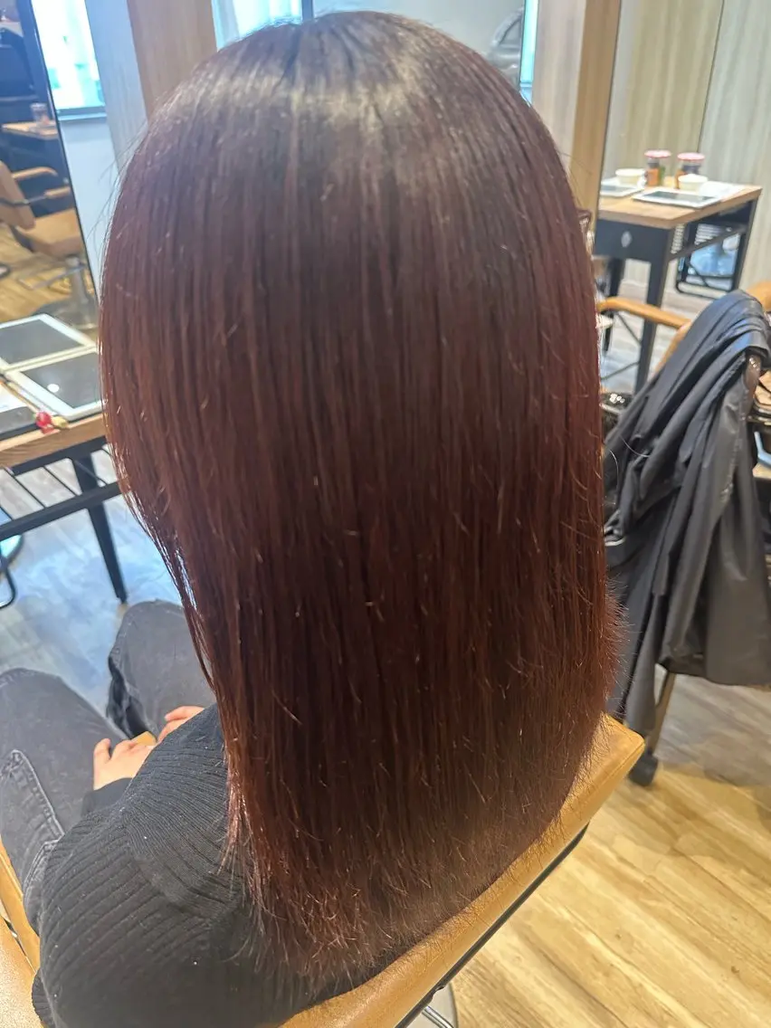 ミディアム パーマ カット 縮毛矯正 ✨✂️Nori ✂️✨のヘアスタイル