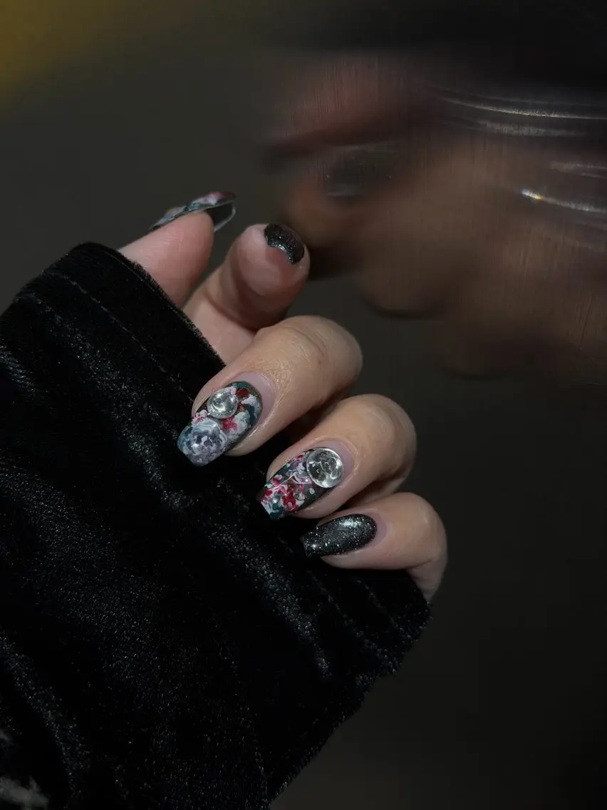 ネイル アートネイル ジェルネイル マグネットネイル ニュアンスネイル パラジェル ハンドネイル ハンドケア Bana_ Nailのネイルデザイン