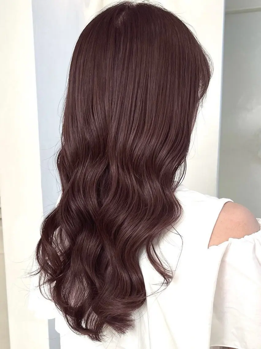 セミロング ヘアカラー 暖色カラー🍓/ トリートメント/こうのヘアスタイル