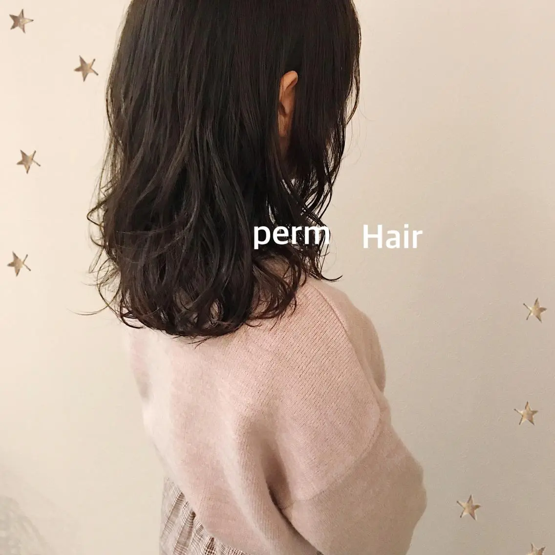 セミロング パーマ カット パーマ 市川 千夏のヘアスタイル