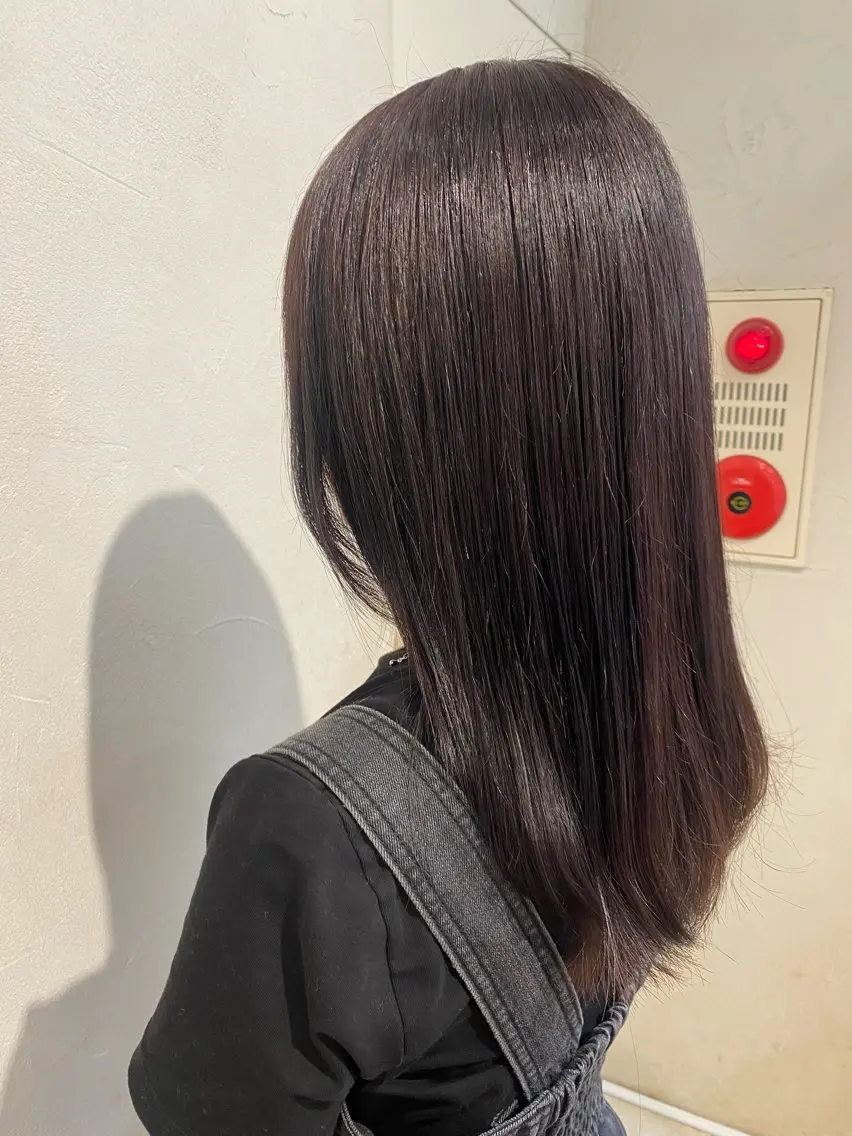 セミロング 🩶 AIRA / 透明感カラー 🩶のヘアスタイル