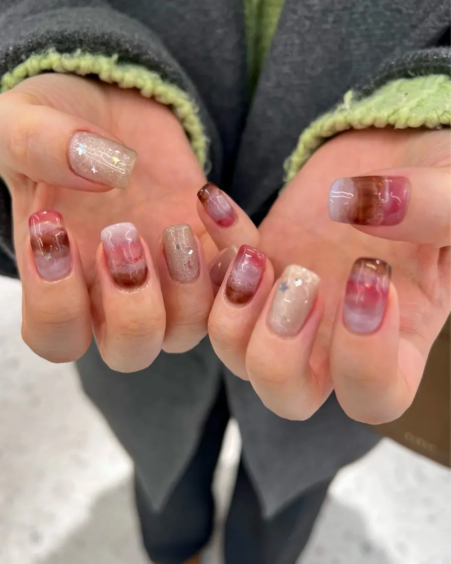 ネイル ハンドネイル 🧁🥕 asukaのネイルデザイン