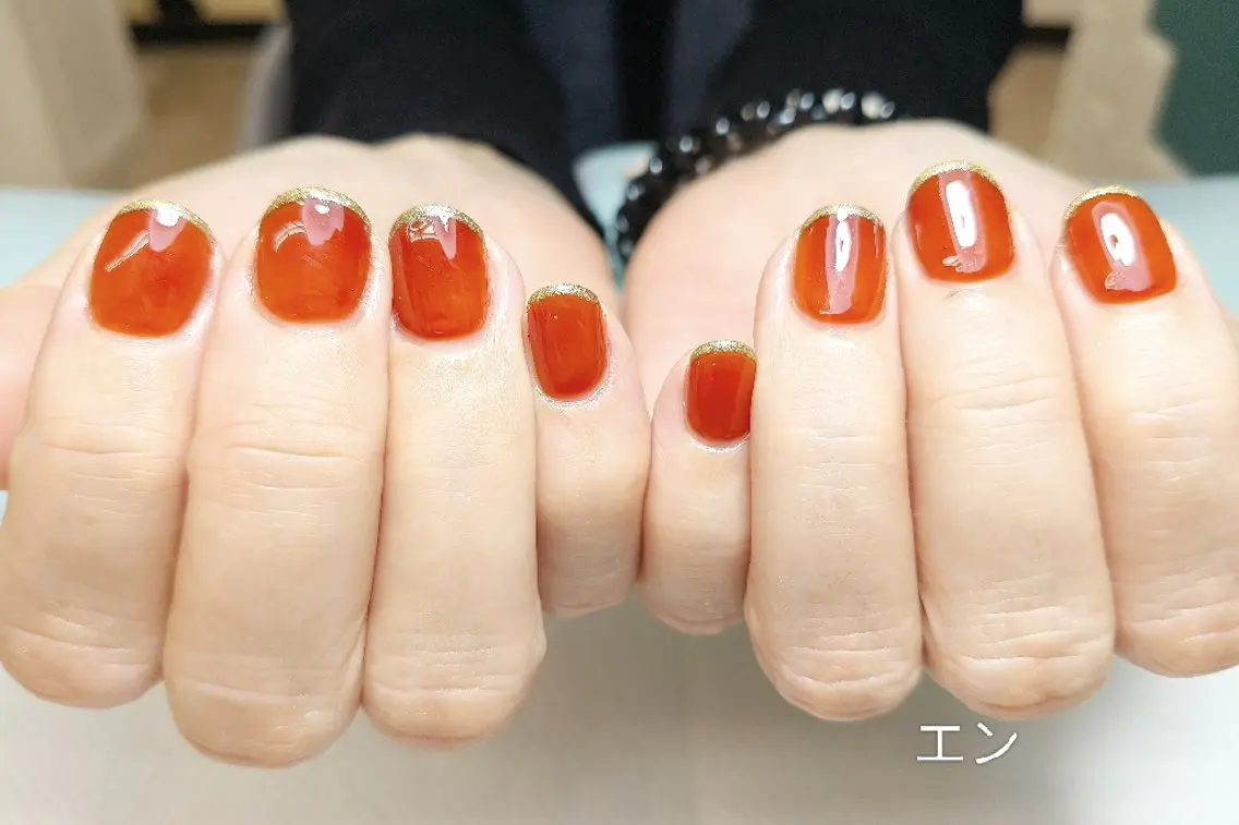 ネイル フレンチネイル エ ンのネイルデザイン