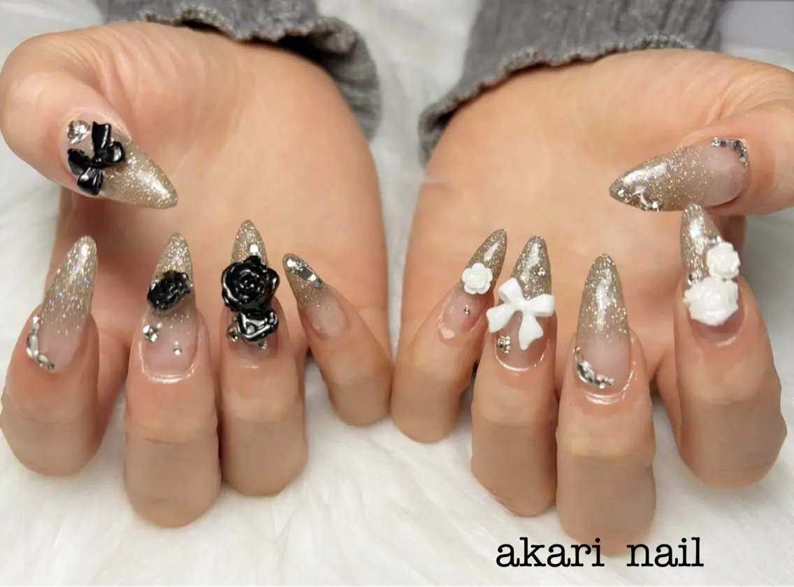 ネイル ハンドネイル AKARI nail💅のネイルデザイン