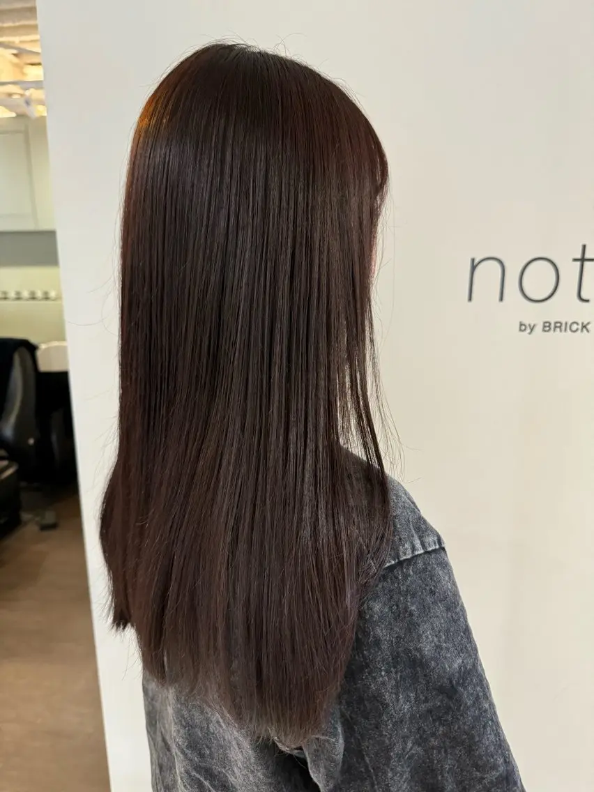 ロング カラー ブラウンカラー オレンジ オレンジブラウン miyu .のヘアスタイル