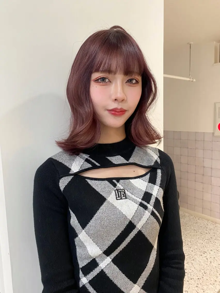 カラー カット ヘアカラー RISAKO レイヤーカット🎀のヘアスタイル