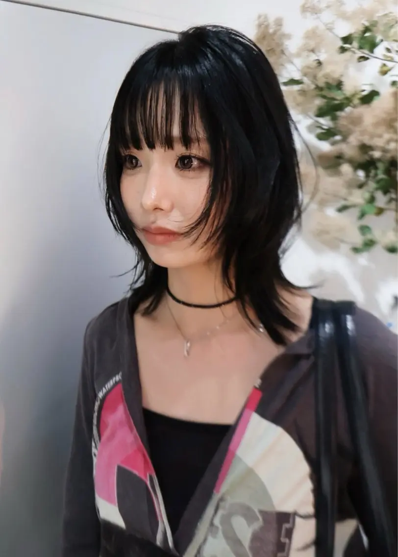 ミディアム カット ヘアカラー ボブ/レイヤー 学芸大学SaKuraのヘアスタイル