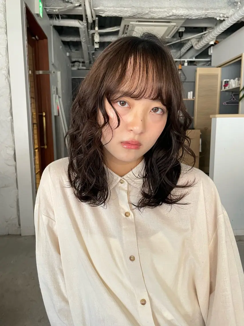 【5月限定クーポン🫧】カット+カラー+内部補修トリートメント✨(吉祥寺/韓国)の写真
