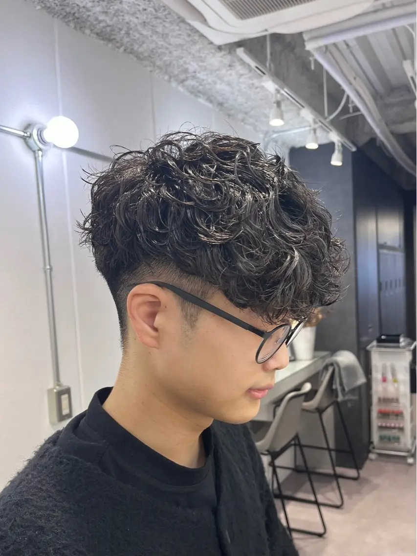ショート パーマ メンズ カット パーマ トリートメント 【メンズ特化】 メンズパーマ/雄斗のヘアスタイル