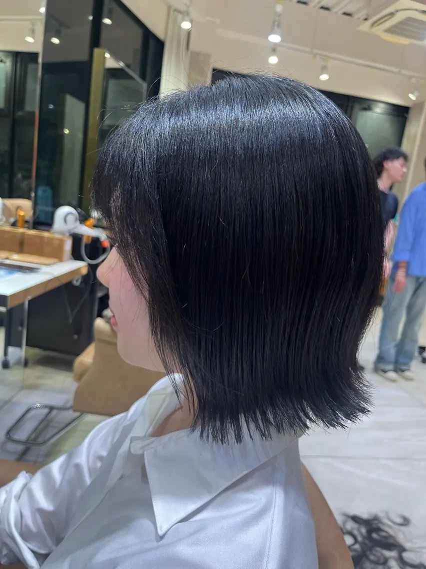 ミディアム ボブ／レイヤーモデル 募集中🫧ゆい🌼のヘアスタイル
