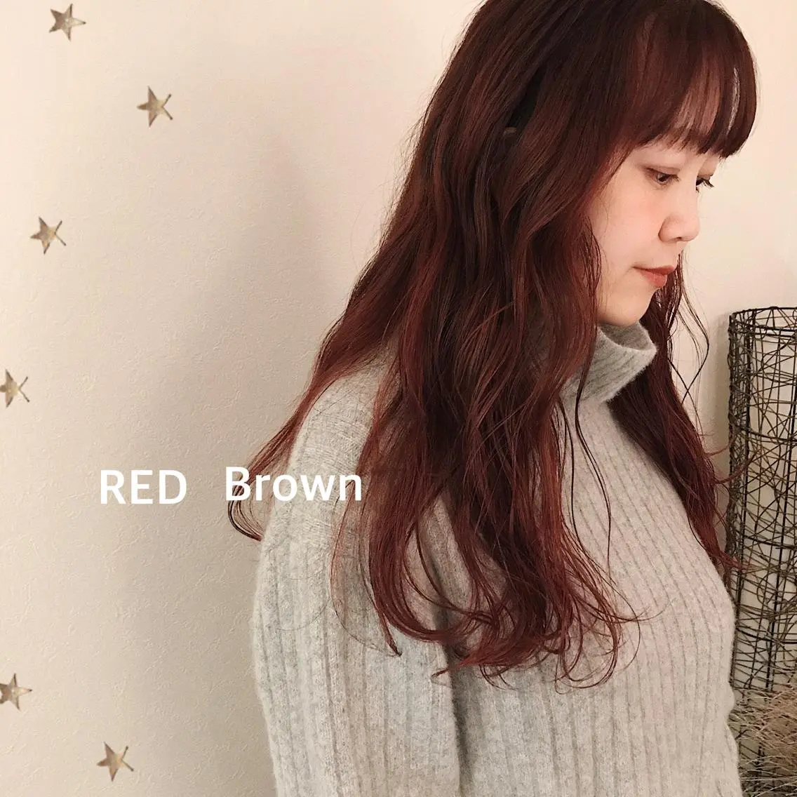 ロング カラー カット ヘアカラー 市川 千夏のヘアスタイル
