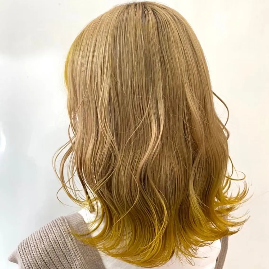 カラー セミロング 縮毛矯正/ワンカラー モデル募集🫧羽夏のヘアスタイル