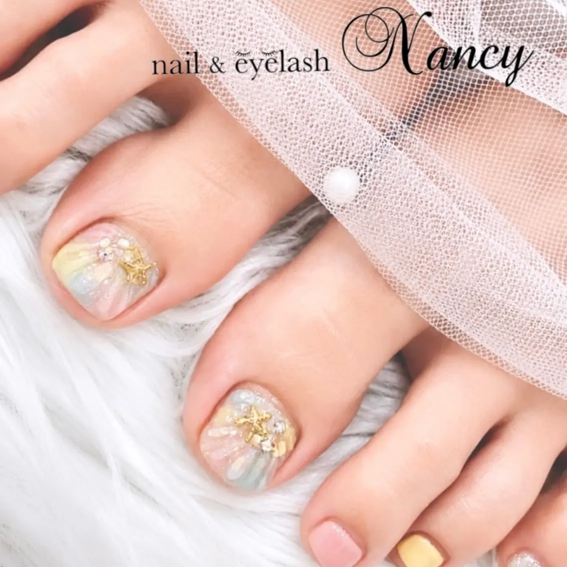 ネイル フットネイル nail salon Nancy Chieのマツエク・マツパデザイン