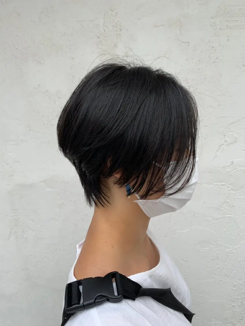 ショート ショートボブ ボブ ショートヘア 心斎橋大人ヘア🍬 泉　準のヘアスタイル