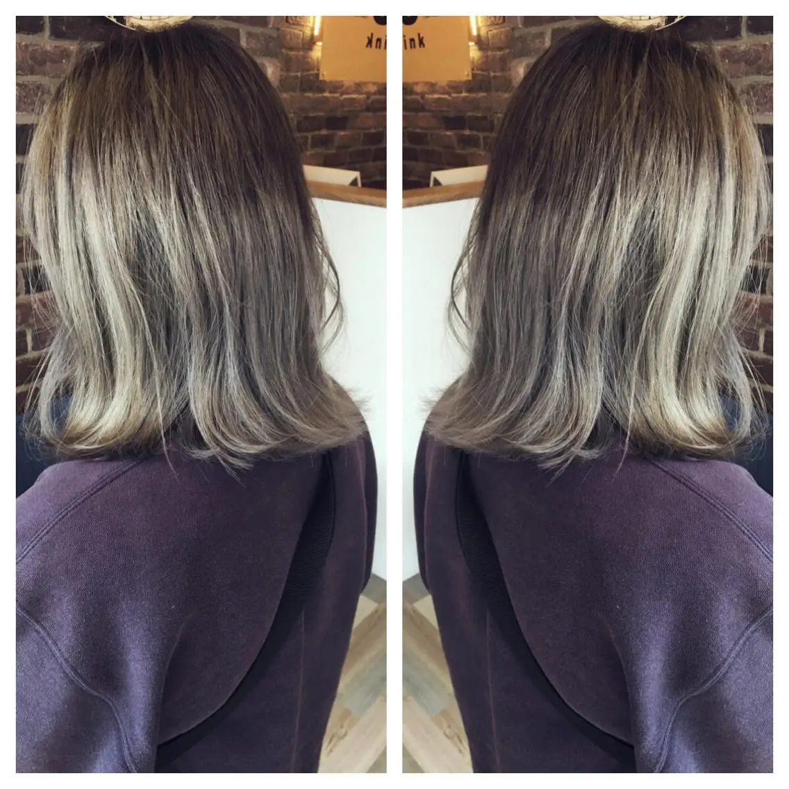 ショート カラー パーマ ヘアアレンジ ブリーチ グラデーションカラー ヘアカラー ✖️リーアキト LEEAKITO✖️のヘアスタイル