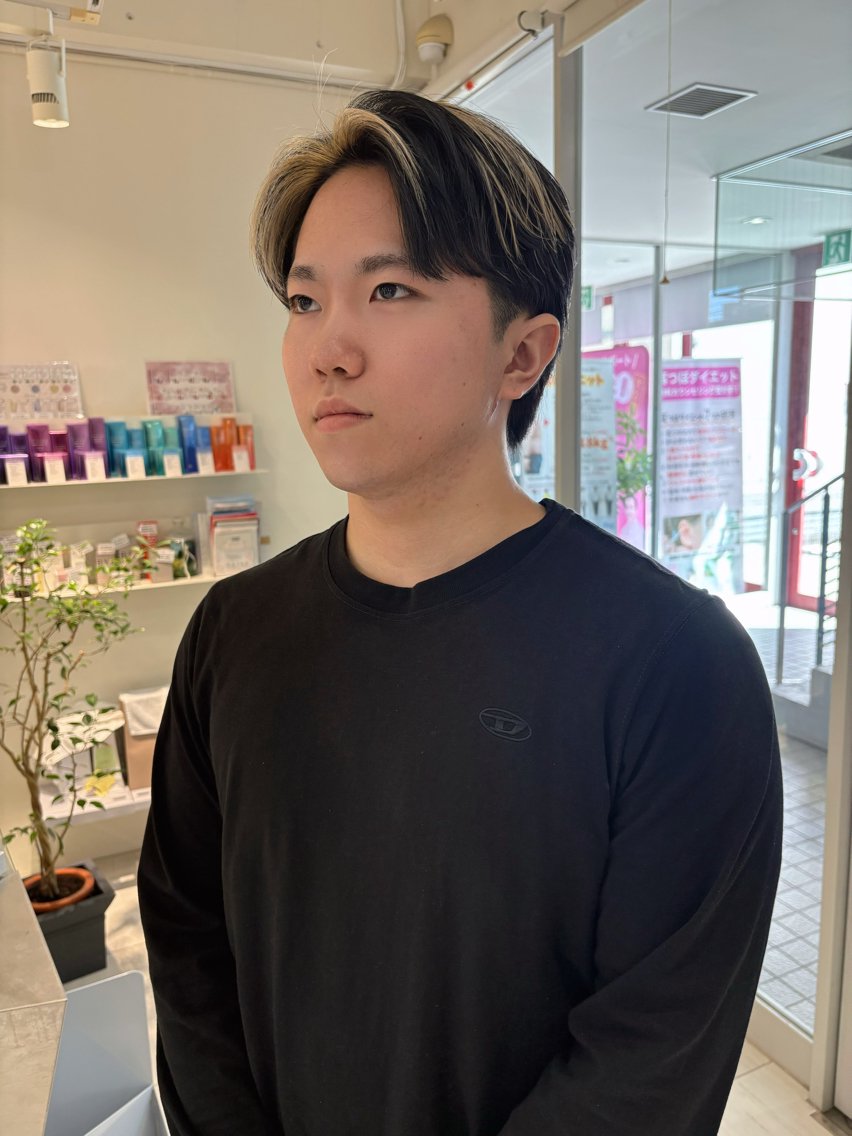 カラー メンズ ヘアカラー 浅野 匠のヘアスタイル