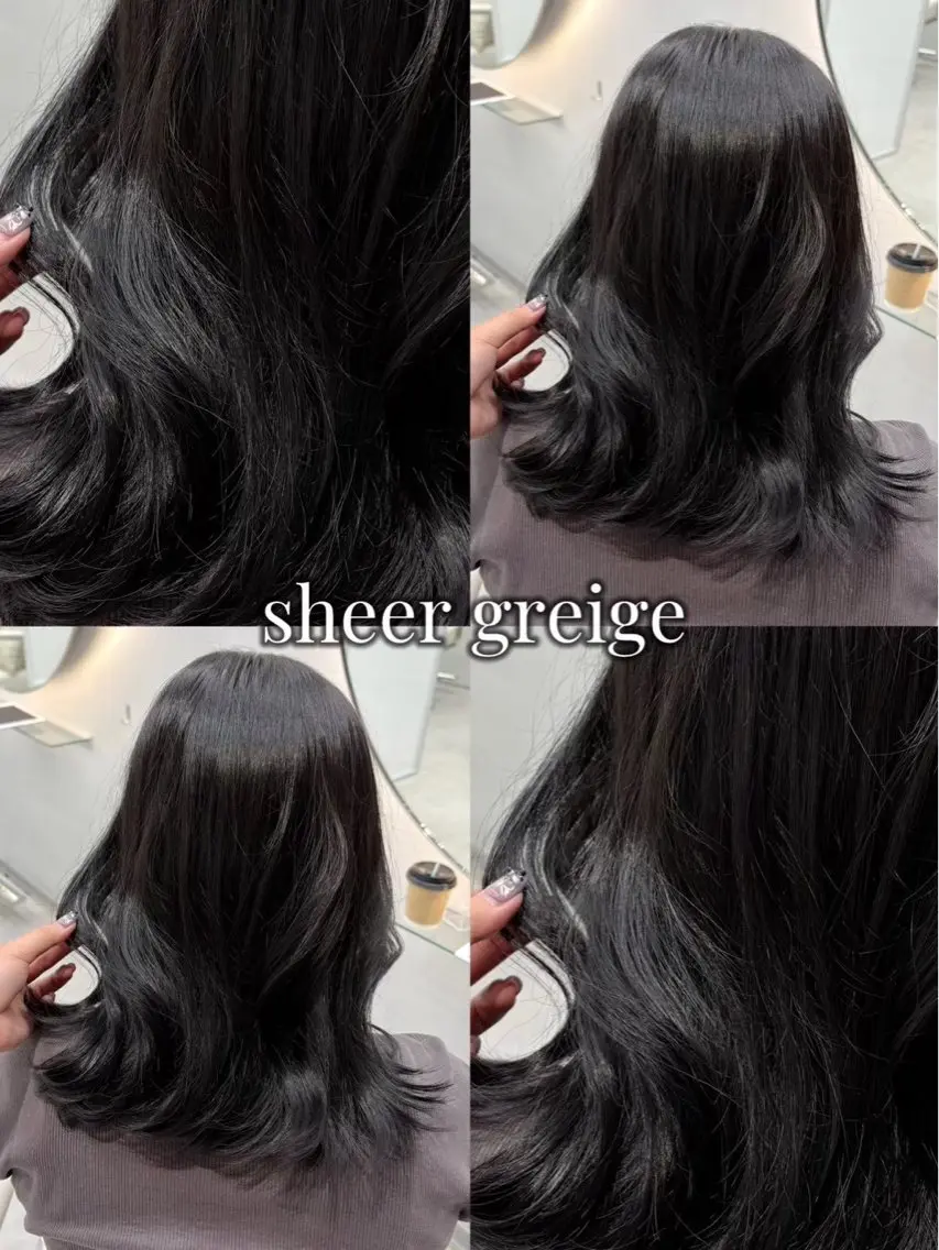 セミロング ヘアカラー トリートメント 代官山×美髪 縮毛矯正艶カラー🫧のヘアスタイル