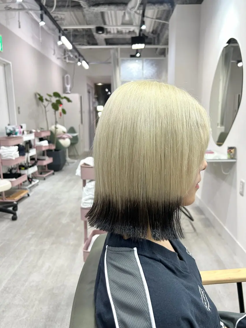 ショート ヘアカラー 🍿川越torie MIREI🍿のヘアスタイル