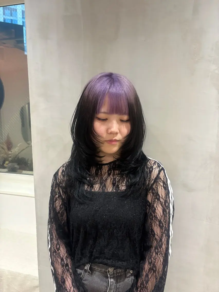 セミロング 🐺イノウエ サキ🐺のヘアスタイル