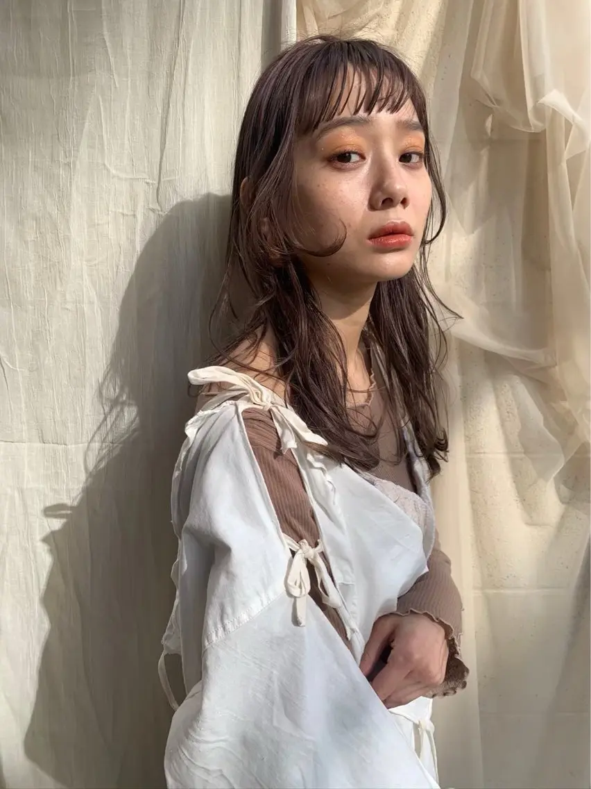 ロング カラー ヘアカラー トリートメント 🎀a0i 🎀のヘアスタイル