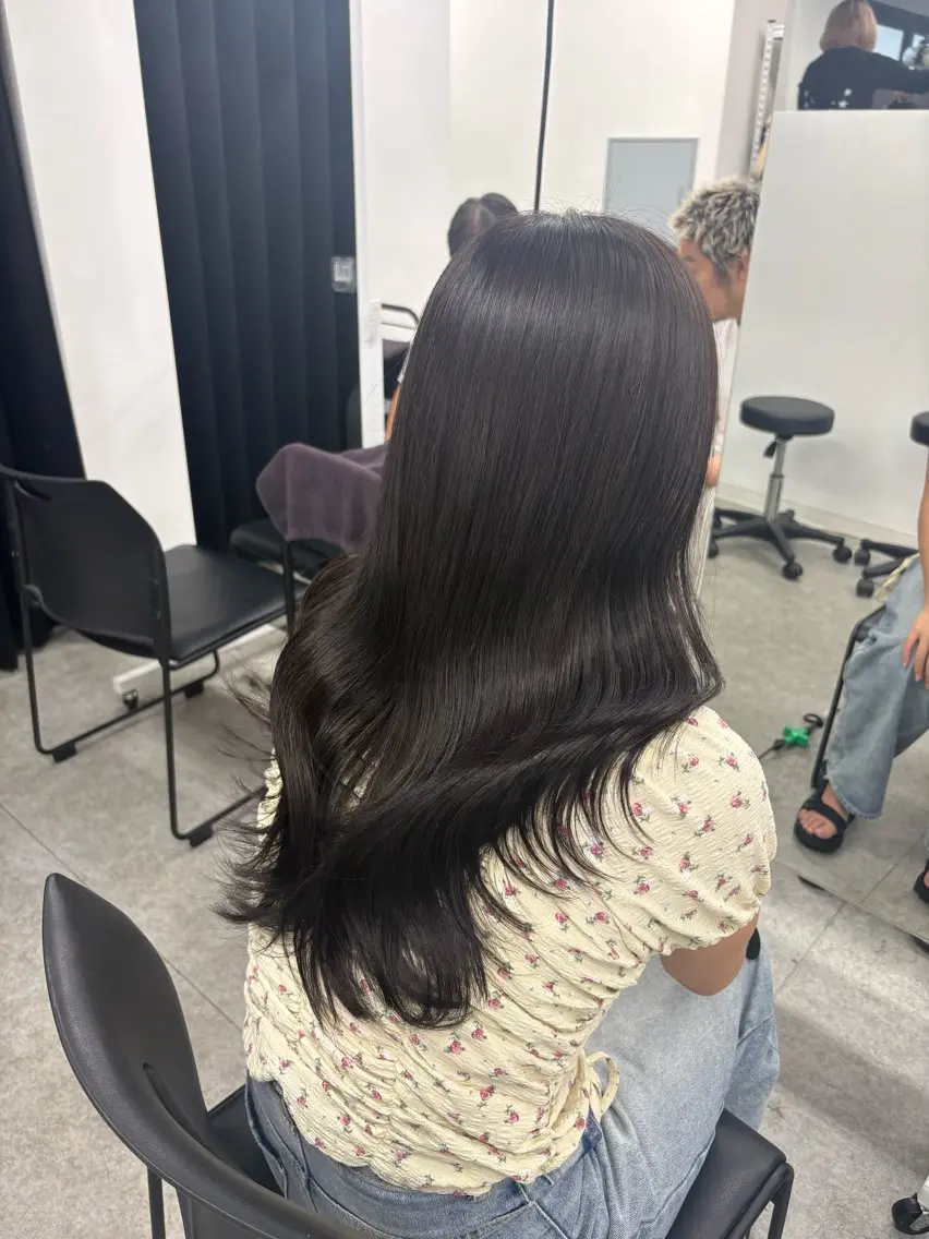 ロング カラー ヘアカラー トリートメント 💕мei 透明感カラー💕のヘアスタイル