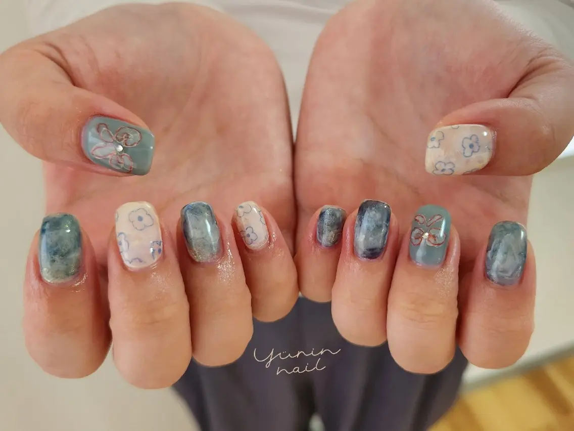 ネイル ネイルチップ ショートネイル専門 yurin nailのネイルデザイン