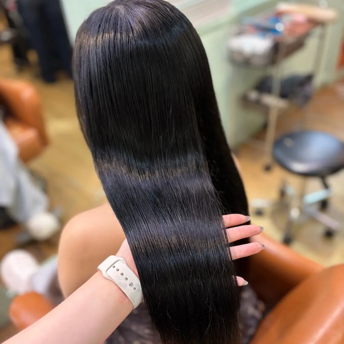 ロング カラー ヘアカラー 透明感/艶カラー 💘Hanaのヘアスタイル