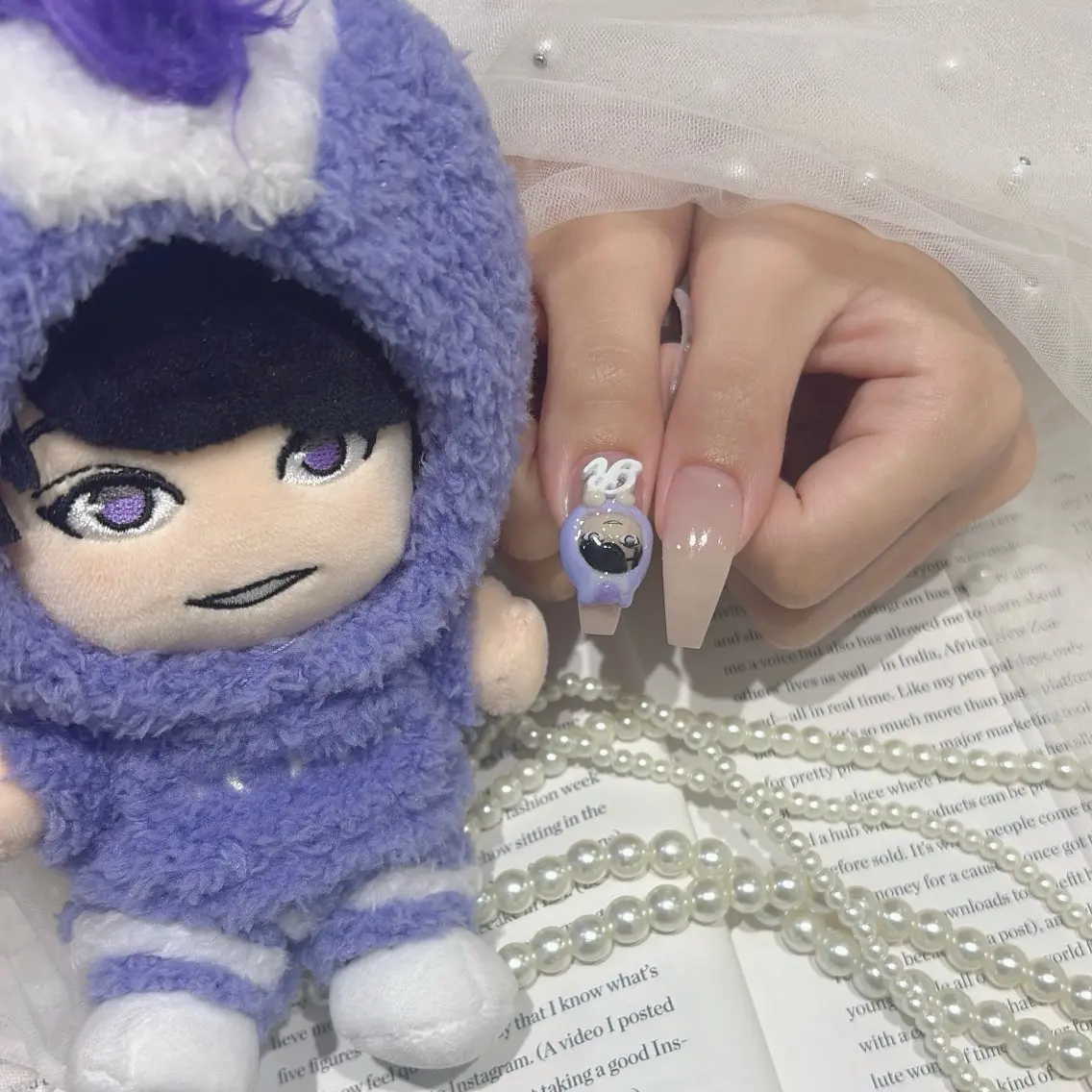 ネイル ハンドネイル yuma🧸♡ 韓国ワンホンネイルのネイルデザイン
