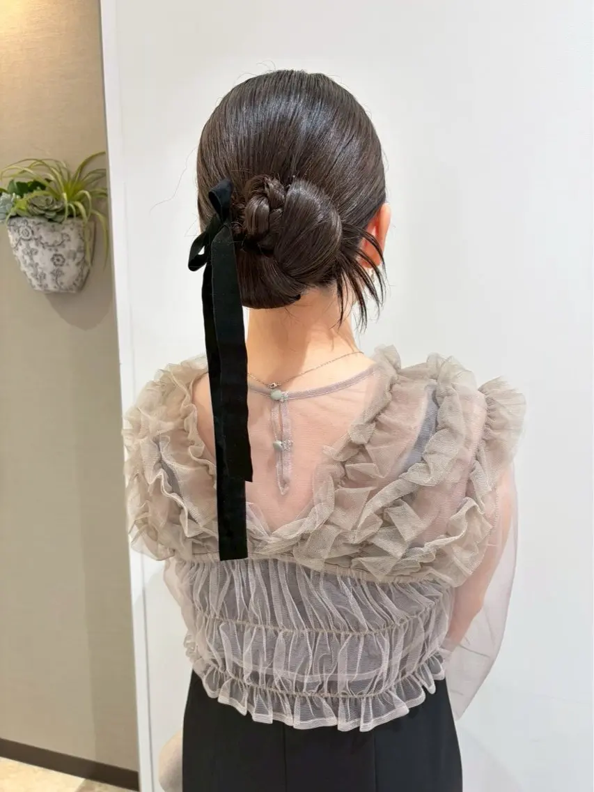 <先着5⃣名様限定🤦🏻♀️💞>残り5⃣枠❣️お呼ばれヘアやイベント前に🫧ヘアアレンジ🫧の写真