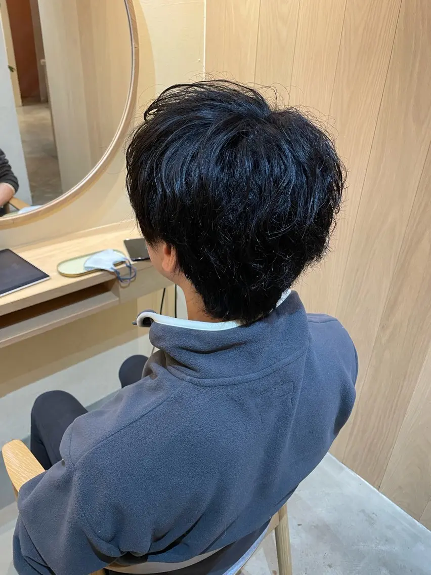ミディアム カット 美髪 透明感カラーSotaのヘアスタイル