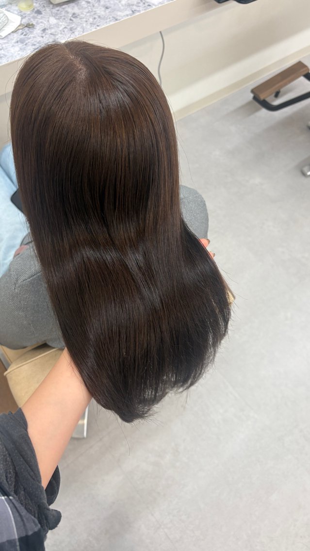 カラー ヘアカラー 酸性ストレート /暖色カラー/ユイカのヘアスタイル