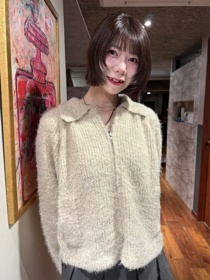 ショート カラー 似合わせカット カット ヘアカラー トリートメント mai / linoah˚✧のヘアスタイル