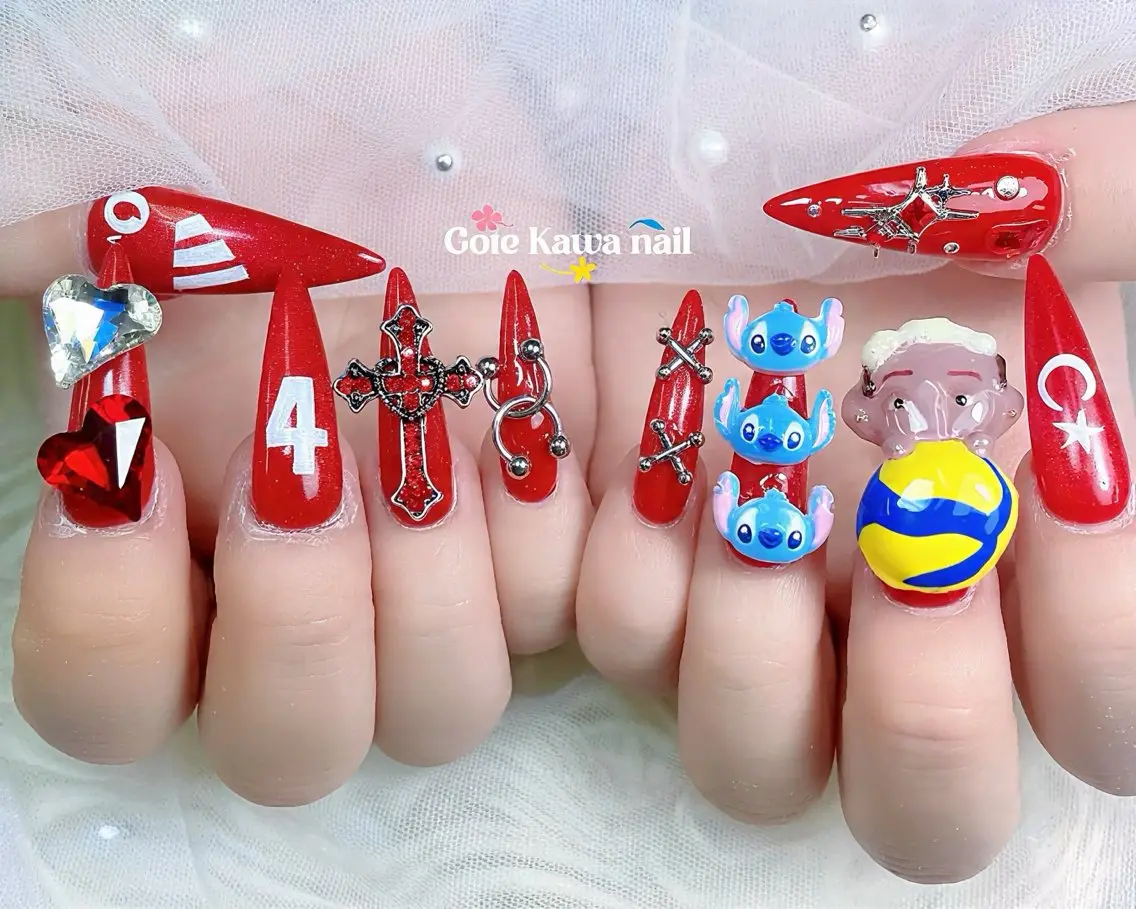 ネイル フラッシュネイル 持ち込み 夏ネイル ハンドネイル ハンドケア Gote Kawa nail salonのネイルデザイン