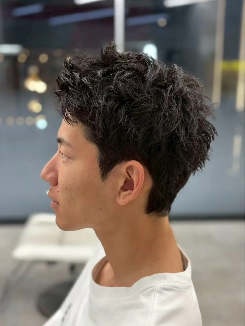 メンズ カット あおき いおりのヘアスタイル