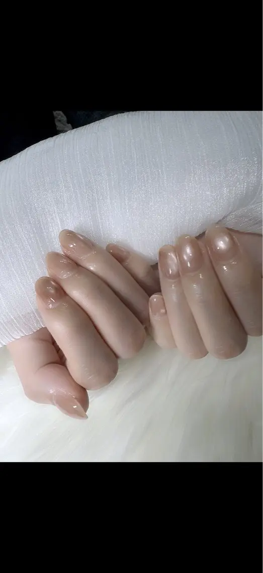 ネイル 氷ネイル・うるうるネイル マグネットネイル Ramu_nail NORIKOのネイルデザイン