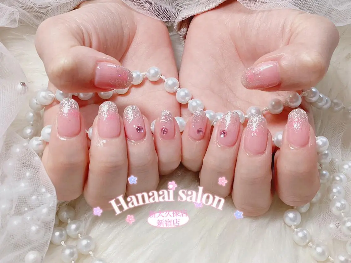 ネイル ハンドネイル Hanaai salon あまねのネイルデザイン