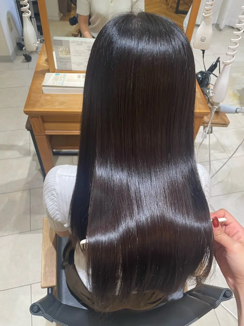 ロング トリートメント オオトミ ホノカのヘアスタイル