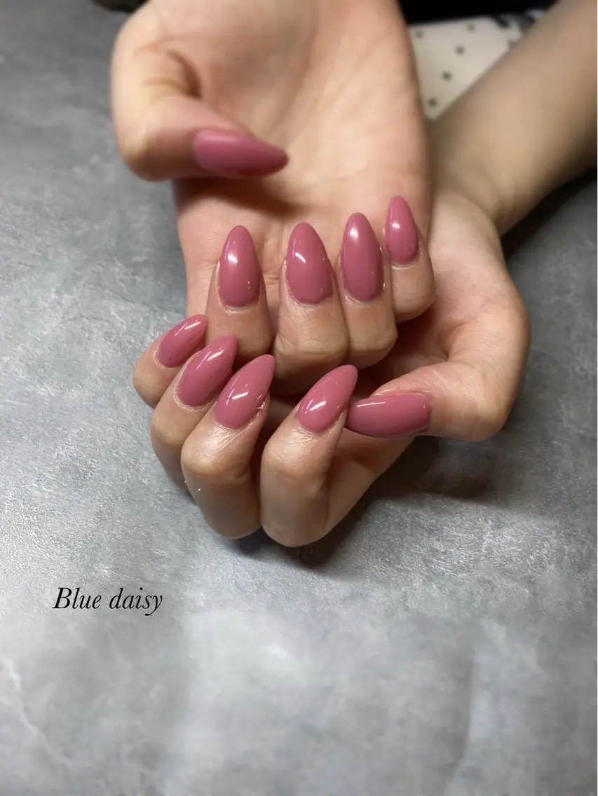 ネイル ピンク ハンドネイル BlueDaisy 栄本店のネイルデザイン