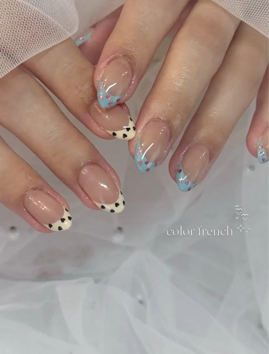 ネイル フレンチネイル パステルネイル ハンドネイル nail room 5890  noaのネイルデザイン